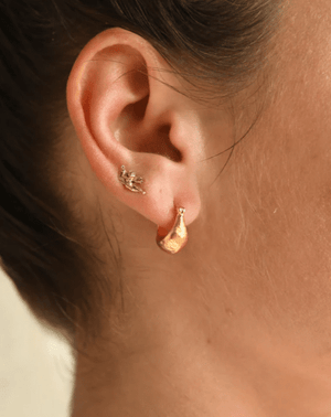 ANTONIS HOOP EARRINGS- 18K GOLD PLATED - CLEOPATRAS BLING