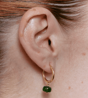 AELIA HOOP EARRINGS - GOLD - CLEOPATRAS BLING