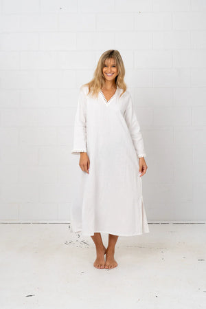 MARNI LONG TUNIC - WHITE - OLIFONT