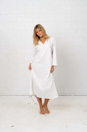 MARNI LONG TUNIC - WHITE - OLIFONT