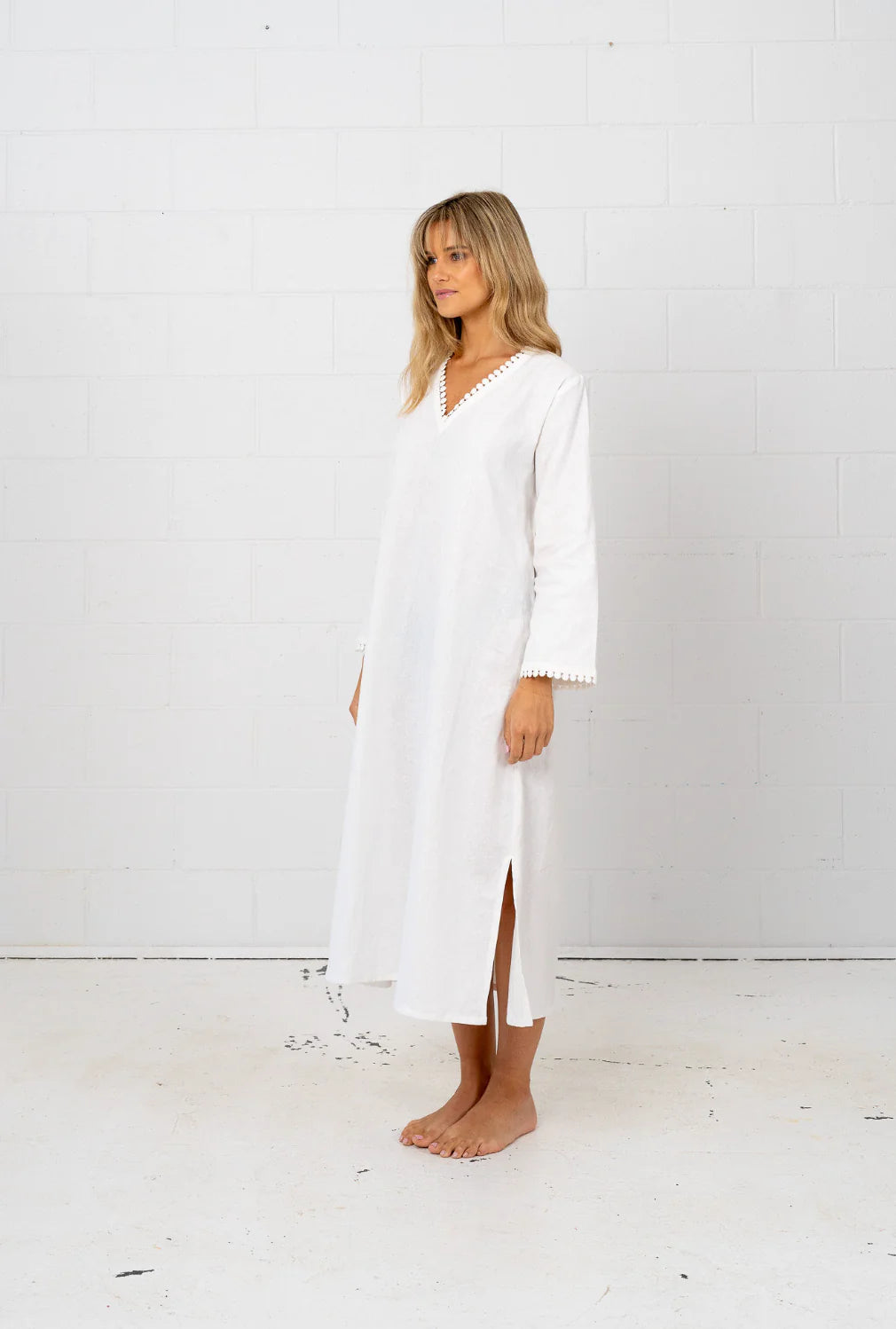 MARNI LONG TUNIC - WHITE - OLIFONT