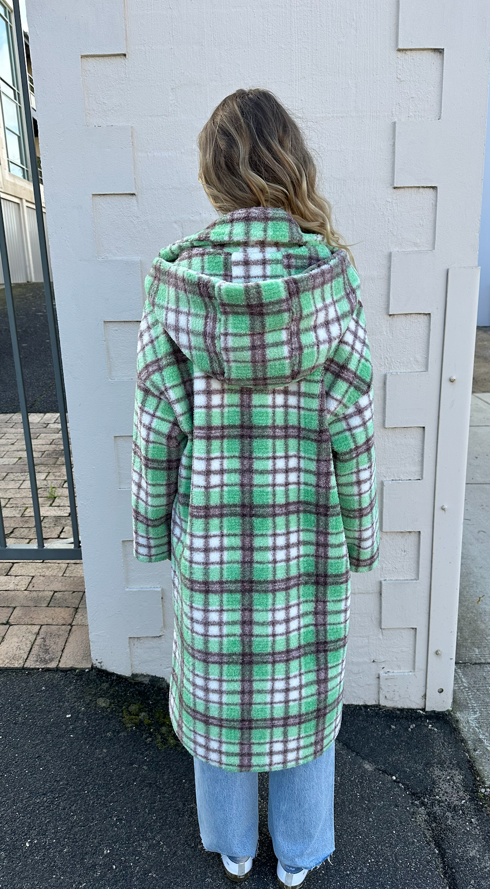 NOKI JACKET - GREEN CHECK - BARRY MADE