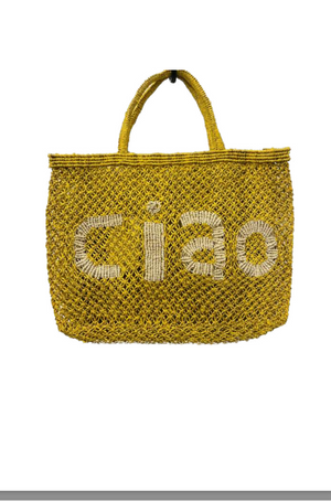 CIAO  BAG SMALL - YELLOW / NATURAL - THE JACKSONS