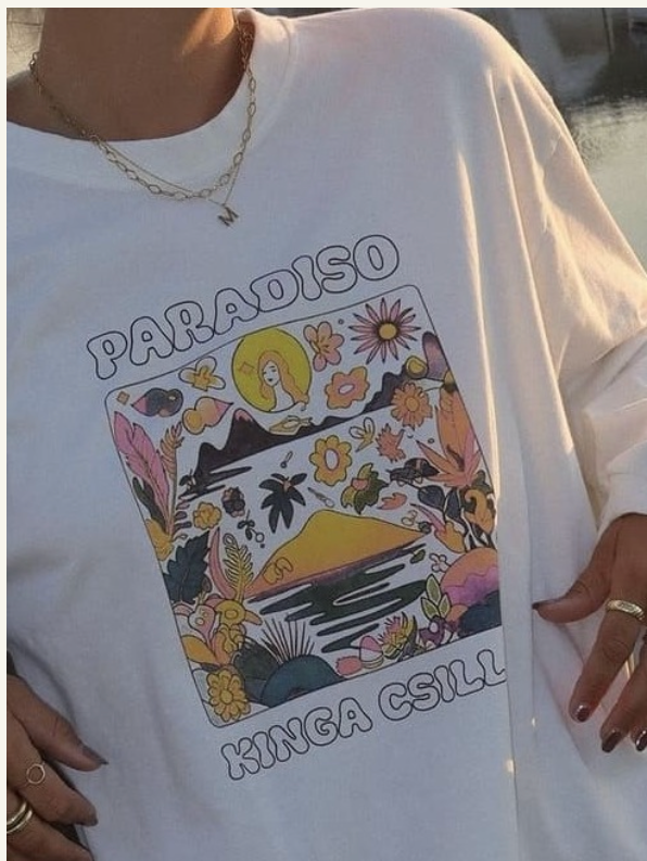 PARADISO ROSES TEE - KINGA CSILLA