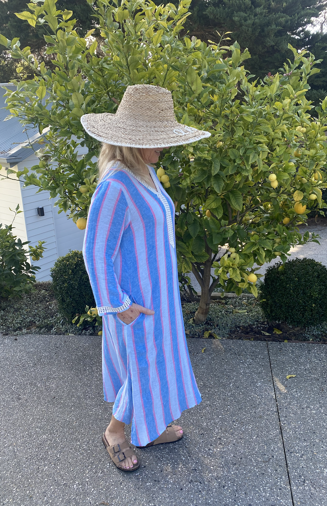 MARNIE IBIZA MAXI - BLUE STRIPE - OLIFONT