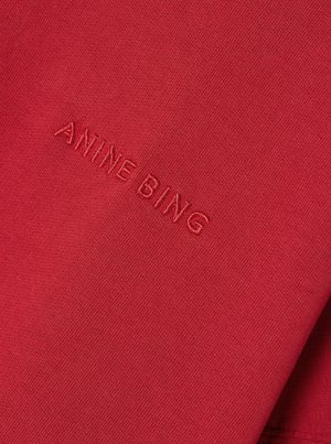 MILES SWEATSHIRT - WASHED RED - ANINE BING