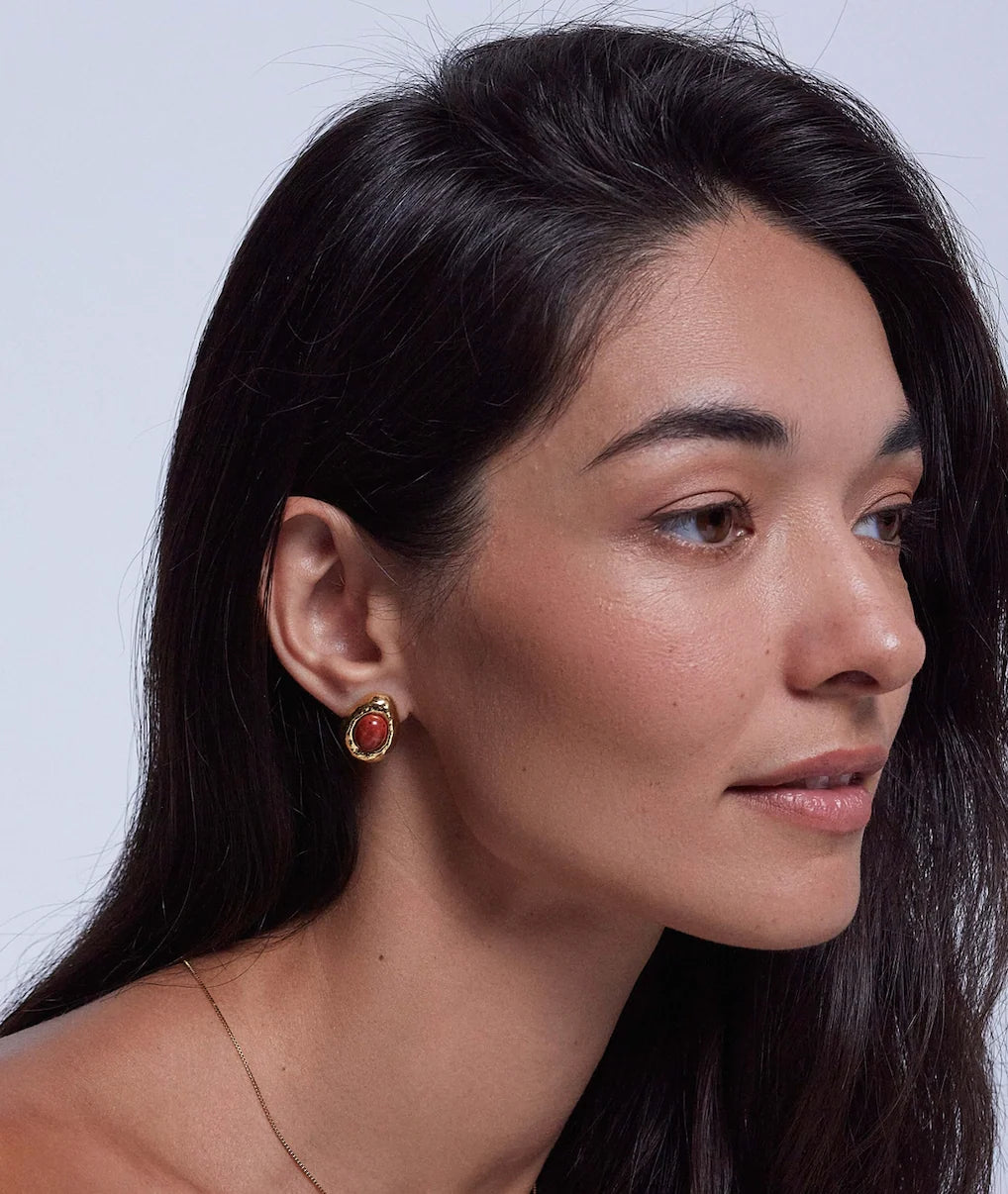 CHERRY ON TOP NECKLACE - GOLD - ANNI LU