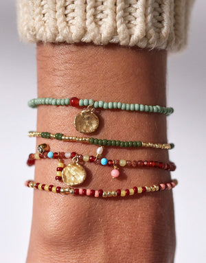PEYOTE BRACELET - APPLE GREEN - ANNI LU
