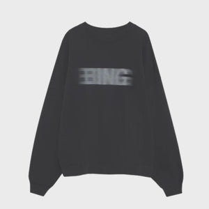 MILES SWEATSHIRT BLUR - BLACK - ANINE BING