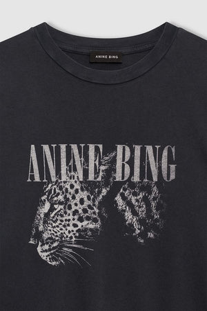 COHEN TEE - WASHED BLACK - ANINE BING