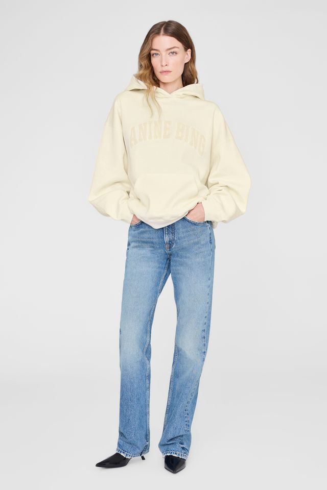 HARVEY SWEATSHIRT - WASHED CREAM - ANINE BING