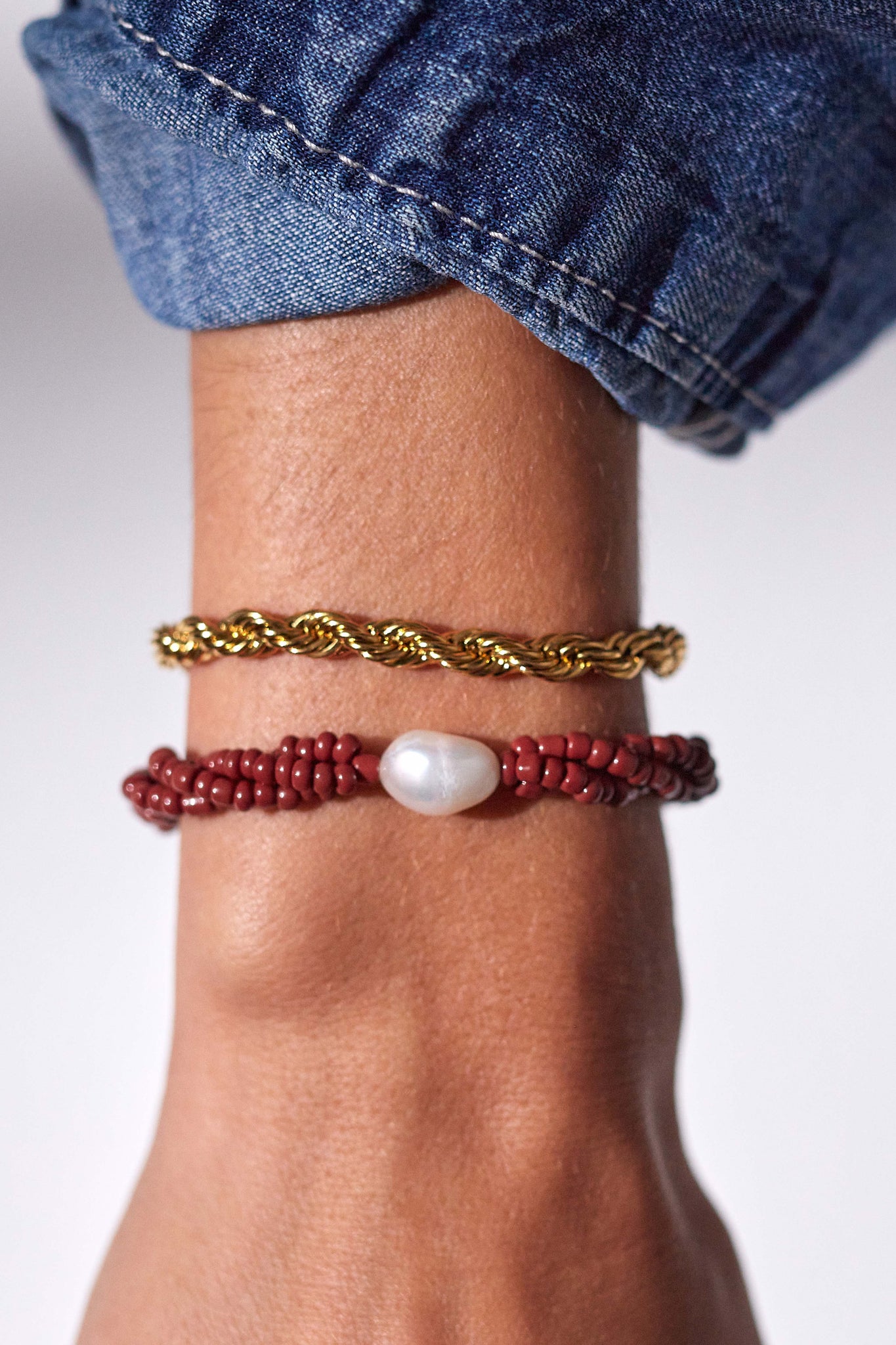 GOLDEN ROPE BRACELET - GOLD - ANNI LU
