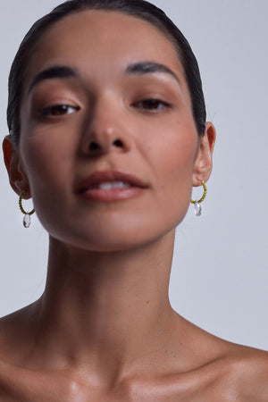 COSMIC CACTUS HOOP - PALE OLIVE - ANNI LU