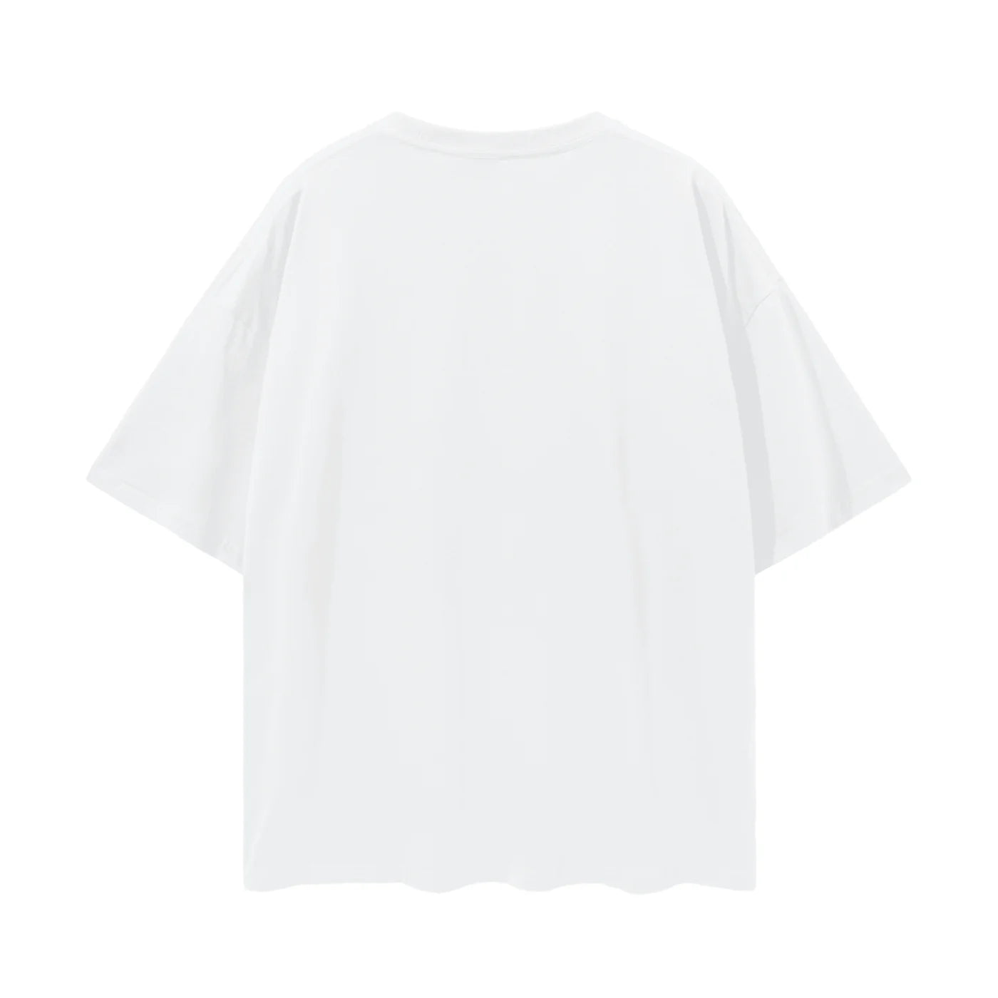 NEW YORK BURGUNDY FLEUR OVERSIZE TEE - LUCENT WHITE - MAKU