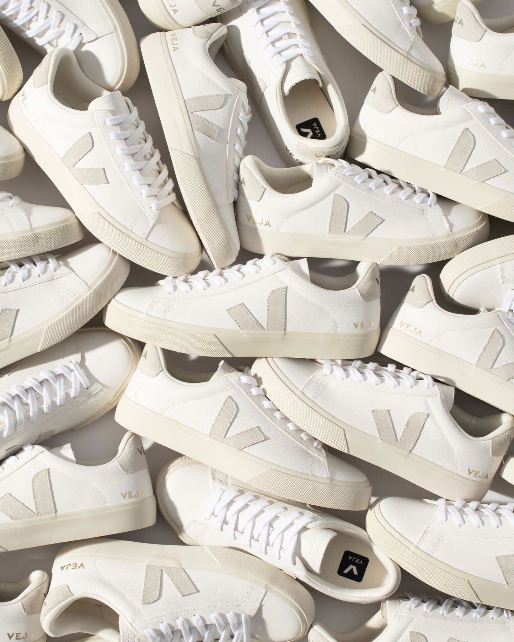 CAMPO CHROMEFREE LEATHER - EXTRA WHITE NATURAL  SUEDE - VEJA