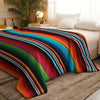 ARTISAN WOVEN THROW ACAPULCO - MULTI STRIPE - EMIA FASHION