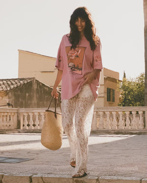 KC DESERT ROSE TEE - PINK - KINGA CSILLA