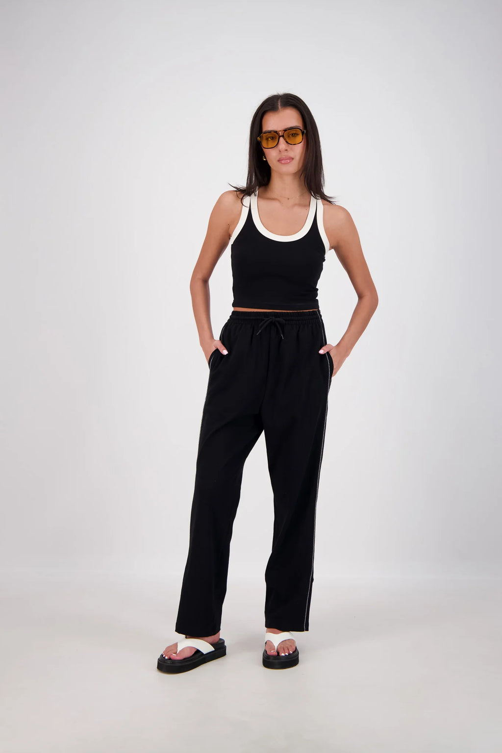 MANAROLA TRACKPANT - BLACK - JASMINE ALEXA