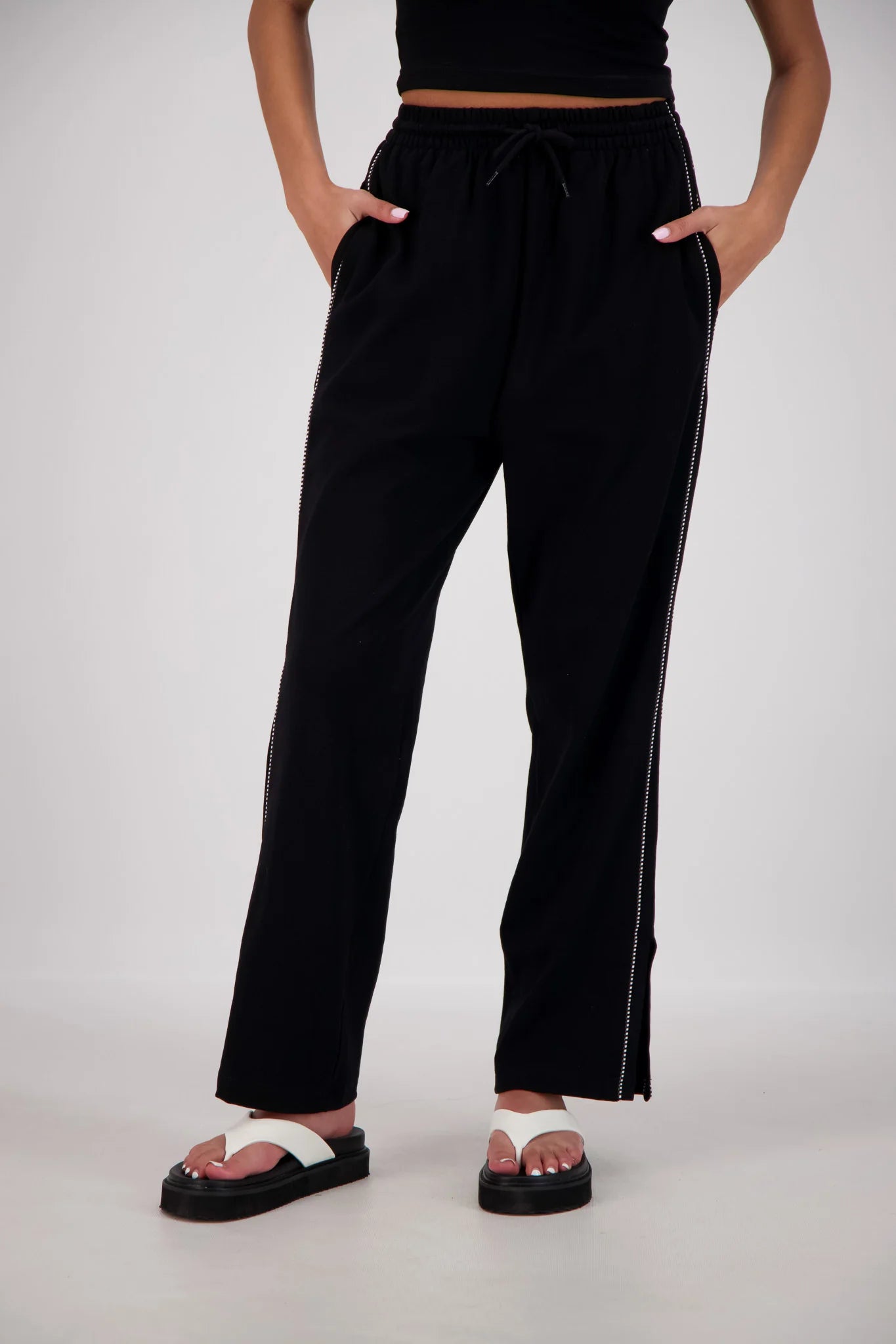 MANAROLA TRACKPANT - BLACK - JASMINE ALEXA