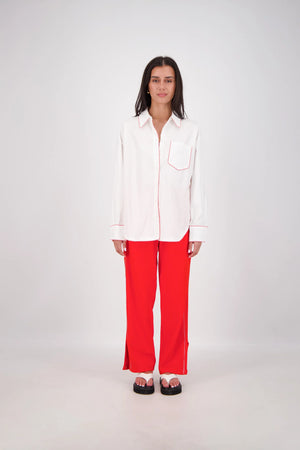 MANAROLA SHIRT - WHITE - JASMINE ALEXA