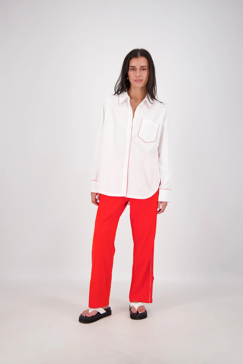 MANAROLA SHIRT - WHITE - JASMINE ALEXA