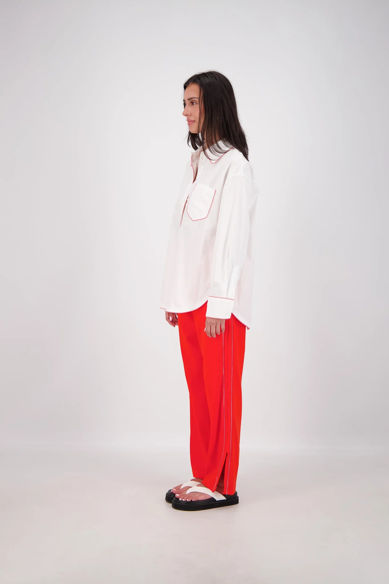MANAROLA SHIRT - WHITE - JASMINE ALEXA