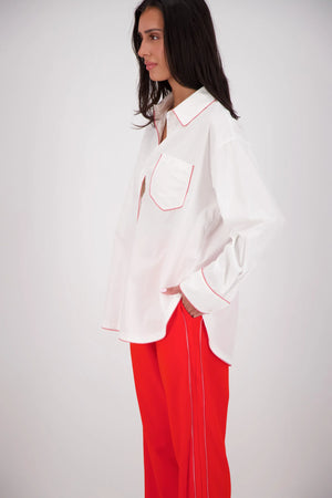 MANAROLA SHIRT - WHITE - JASMINE ALEXA