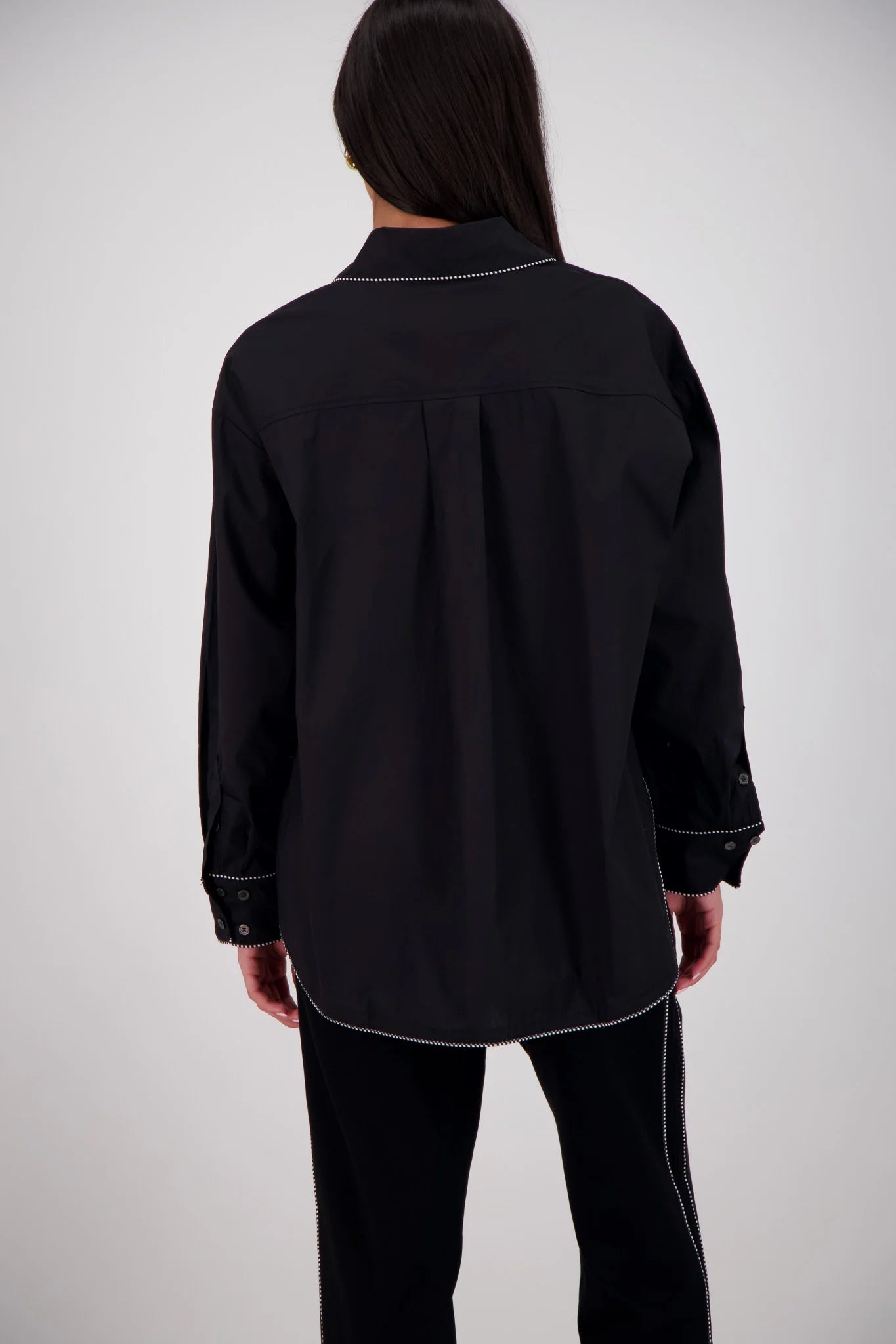 MANAROLA SHIRT - BLACK - JASMINE ALEXA