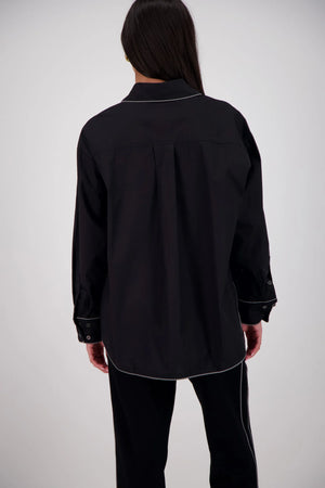 MANAROLA SHIRT - BLACK - JASMINE ALEXA