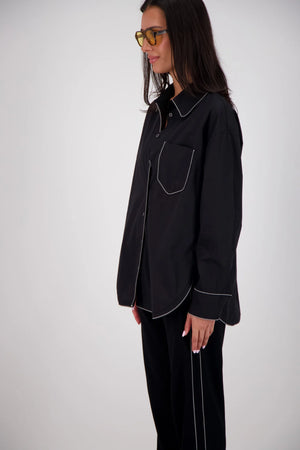 MANAROLA SHIRT - BLACK - JASMINE ALEXA