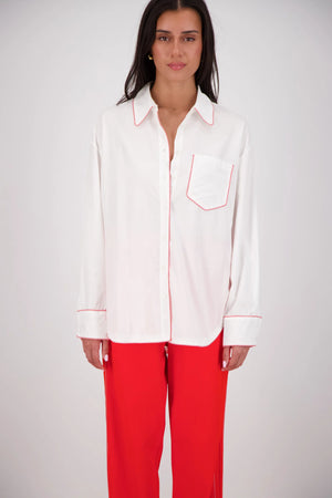 MANAROLA SHIRT - WHITE - JASMINE ALEXA
