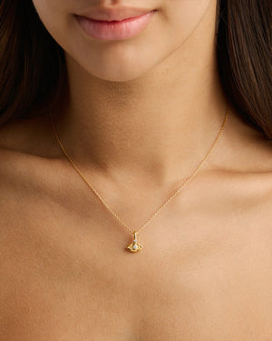 I AM PROTECTED NECKLACE -18K GOLD VERMEIL - BY CHARLOTTE