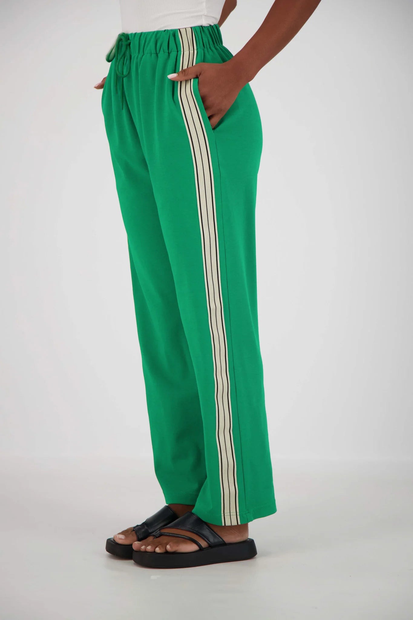 PANAREA TRACKPANT  - GREEN - JASMINE ALEXA