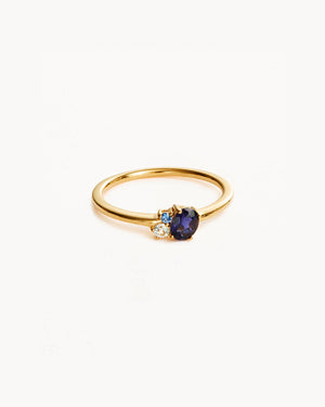 KINDRED RING  SAPPHIRE - 18K GOLD VERMEIL - BY CHARLOTTE