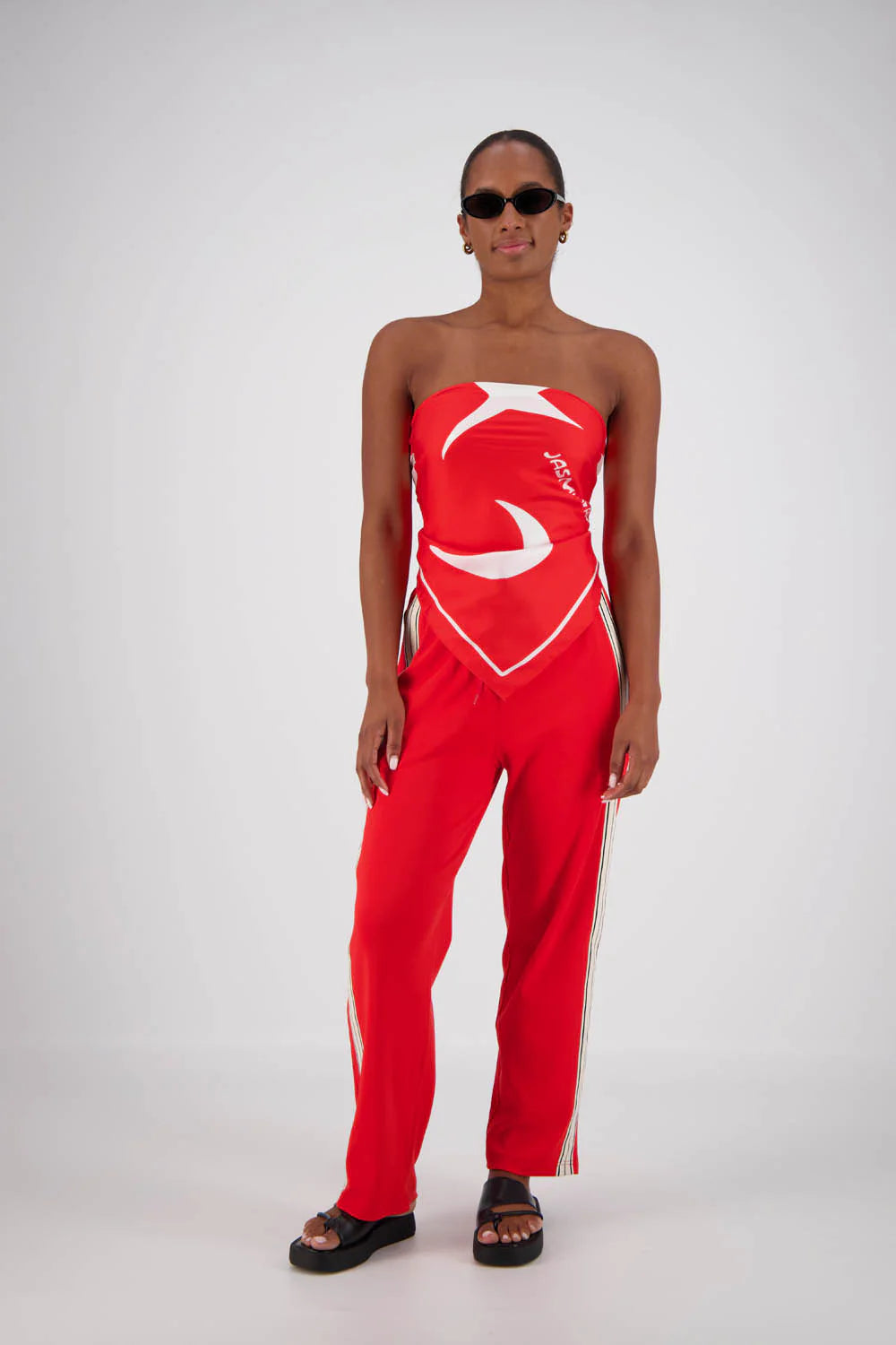 PANAREA TRACKPANT - RED - JASMINE ALEXA