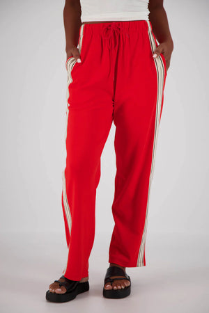 PANAREA TRACKPANT - RED - JASMINE ALEXA