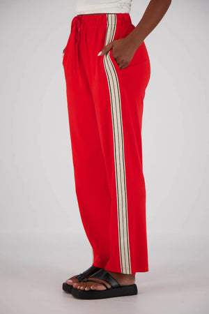 PANAREA TRACKPANT - RED - JASMINE ALEXA