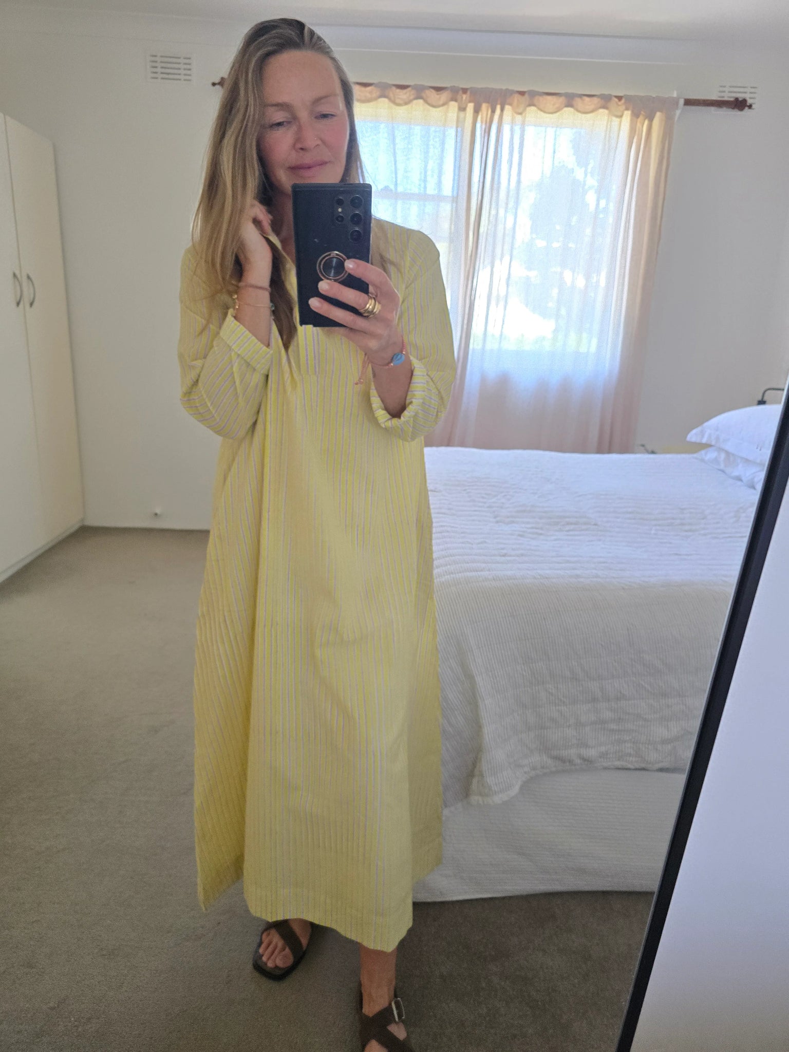 AVNI KAFTAN - LEMON STRIPE - SADHU