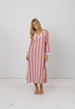 MARNI LONG TUNIC - RASPBERRY - OLIFONT