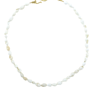 CETO NECKLACE IN WHITE - GOLD - CLEOPATRAS BLING