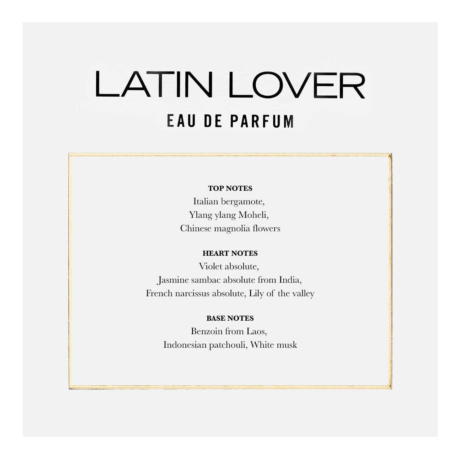 LATIN LOVER EAU DE PARFUM - 100ML - CARNER BARCELONA