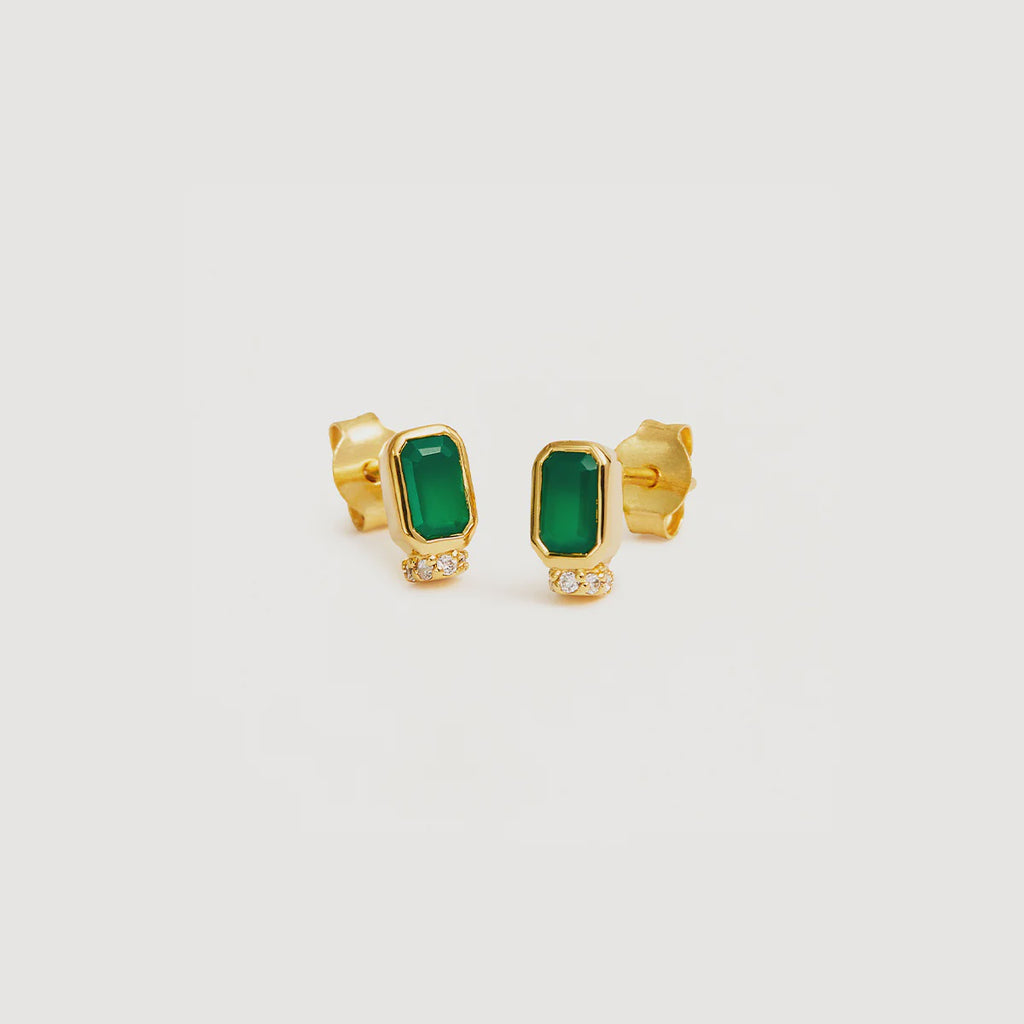 STRENGTH WITHIN STUD EARRINGS -18K GOLD VERMEIL - BY CHARLOTTE